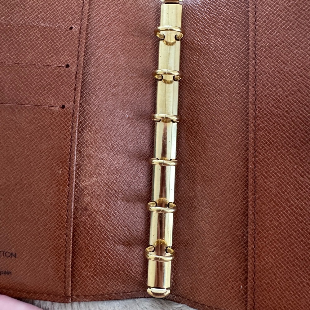 LOUIS VUITTON Brown Epi Leather Agenda Notebook Cover - Picture 9 of 10